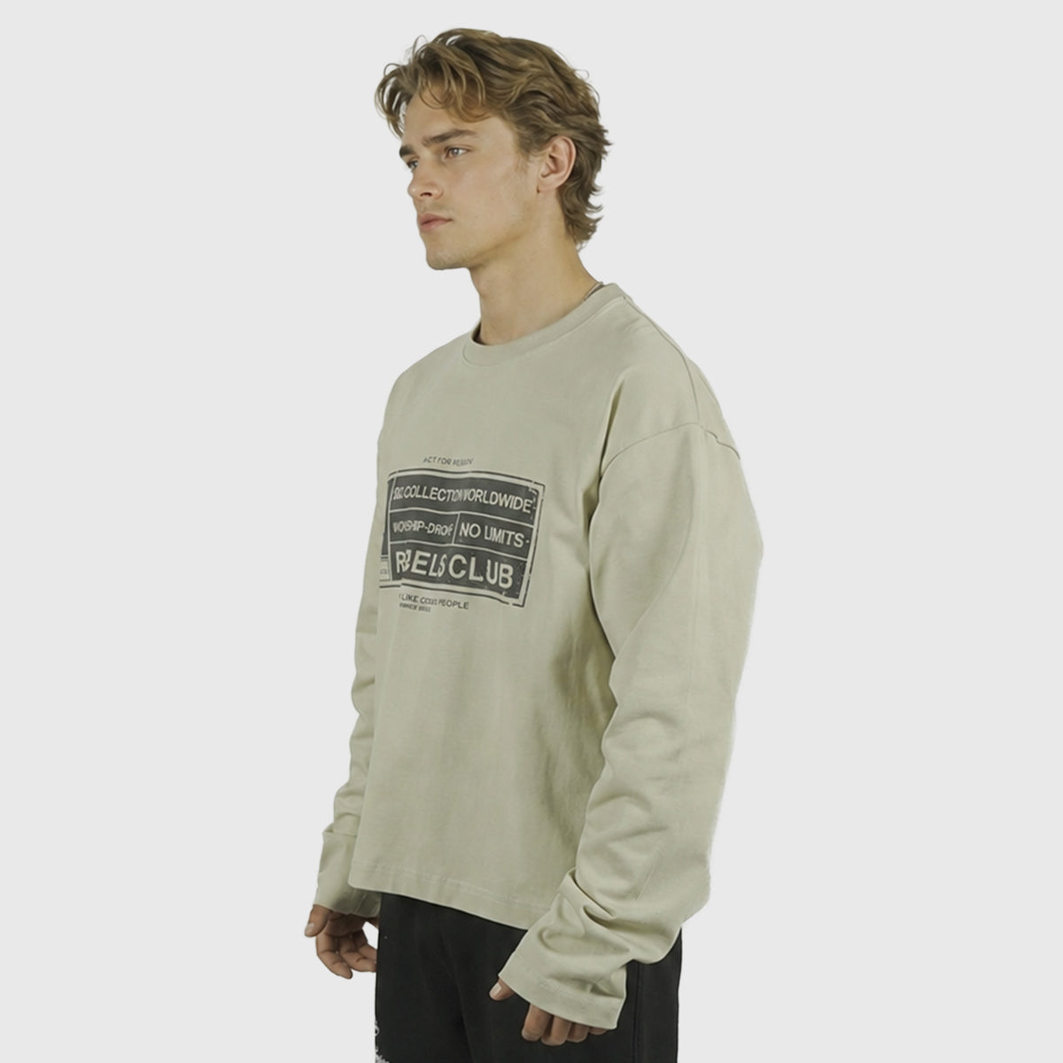 Get money beige heavy long sleeve 026