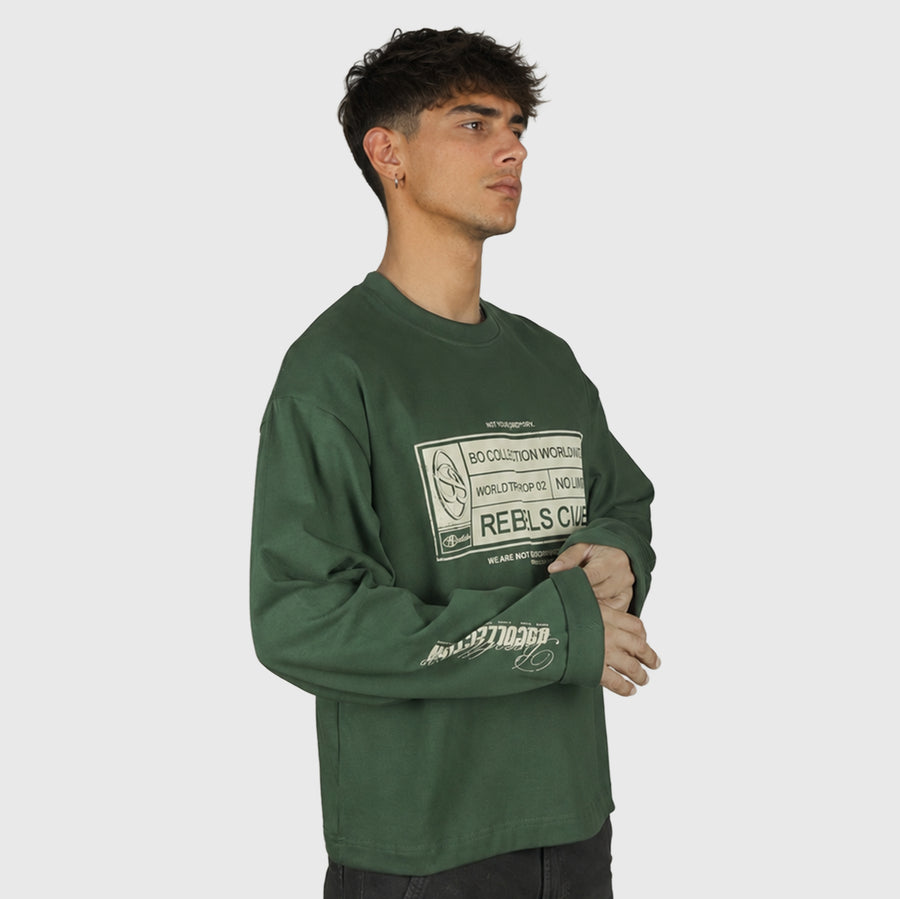 Get money green heavy long sleeve 026