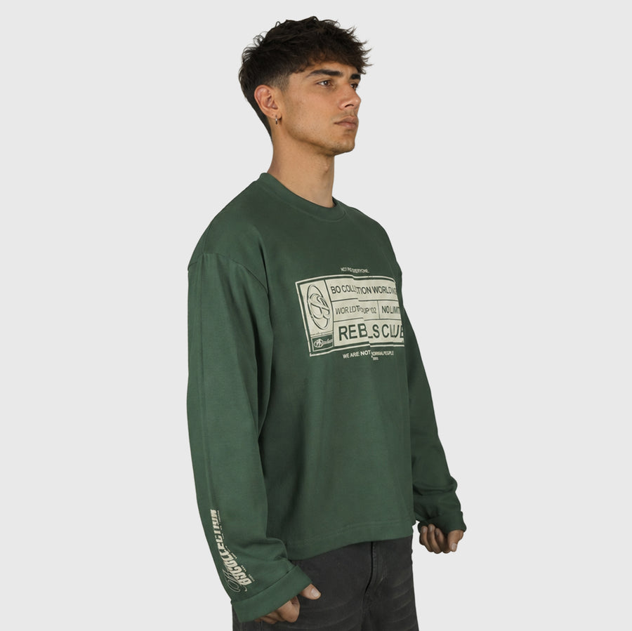 Get money green heavy long sleeve 026