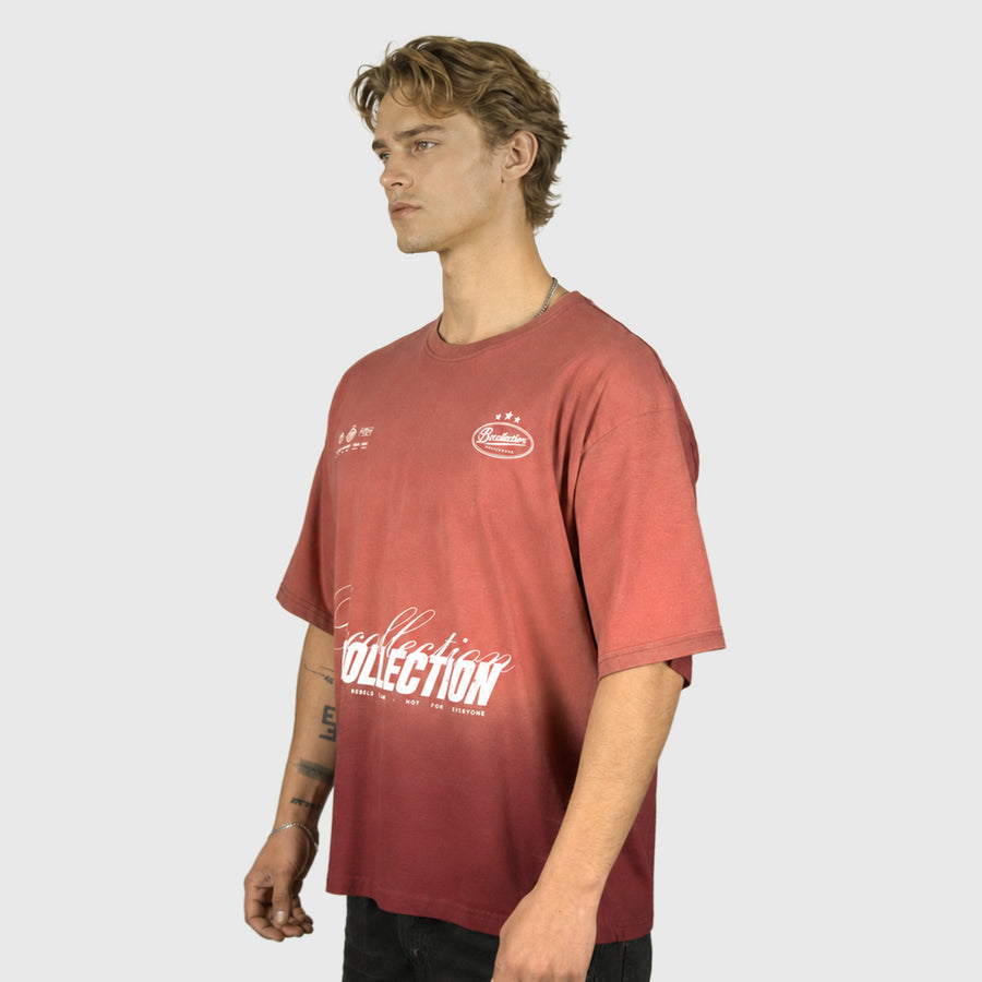 Degraded red tee elite series