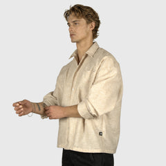 Camisa boxy beige elite club