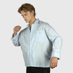 Camisa boxy blue sky elite club