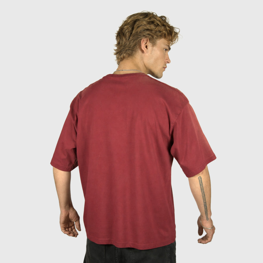 Degraded red tee elite series