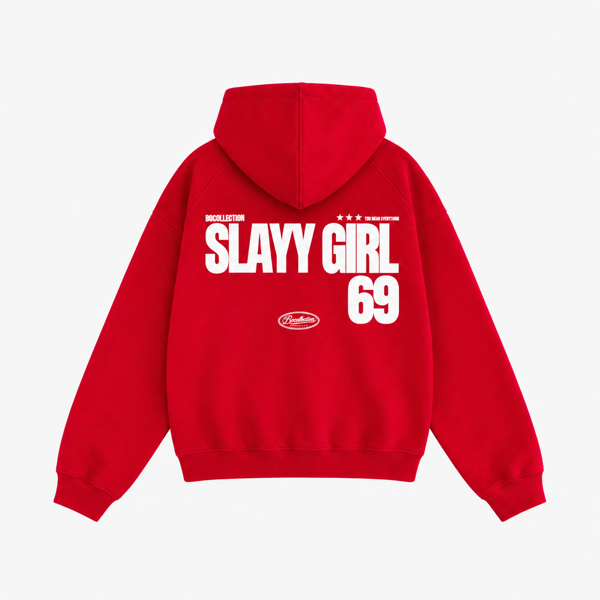 SLAY GIRL RED HOODIE