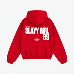 SLAY GIRL RED HOODIE