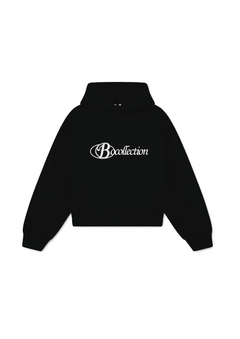 Hoodie black big logo 3D - BO COLLECTION ®