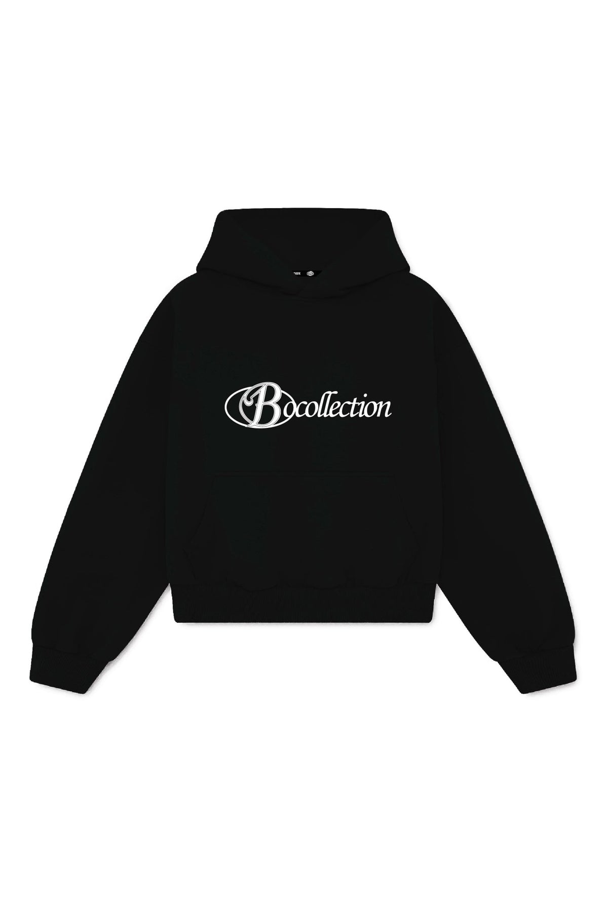 Hoodie black big logo 3D - BO COLLECTION ®