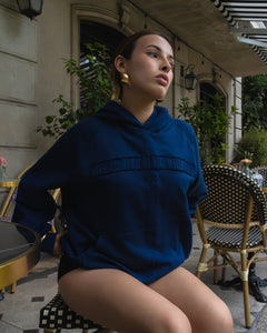 Hoodie Essential azul - BO COLLECTION ®