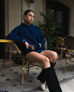 Hoodie Essential azul - BO COLLECTION ®
