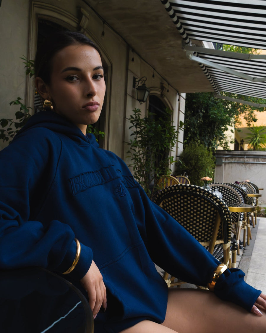 Hoodie Essential azul - BO COLLECTION ®