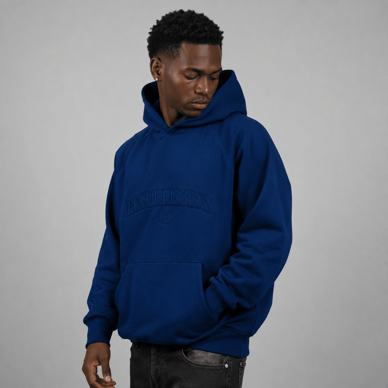 Hoodie essential blue - BO COLLECTION ®