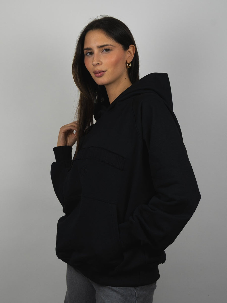 Hoodie Essential negro - BO COLLECTION ®