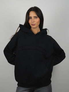 Hoodie Essential negro - BO COLLECTION ®