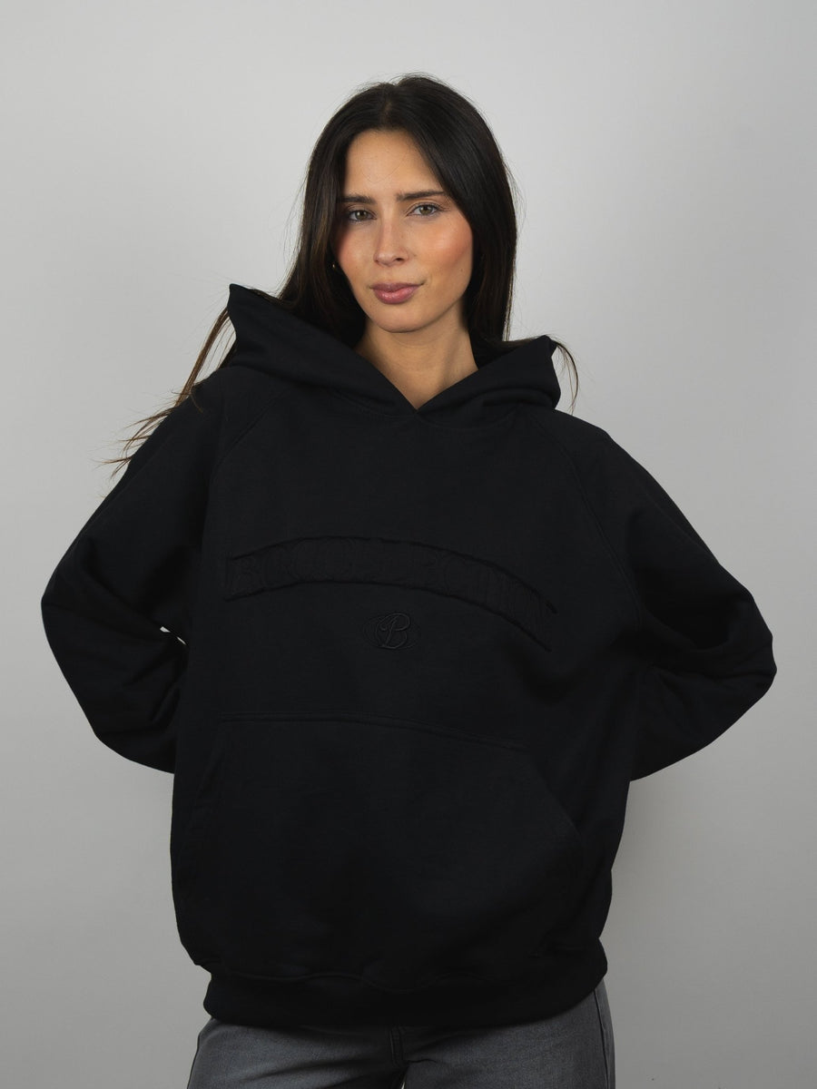 Hoodie Essential negro - BO COLLECTION ®