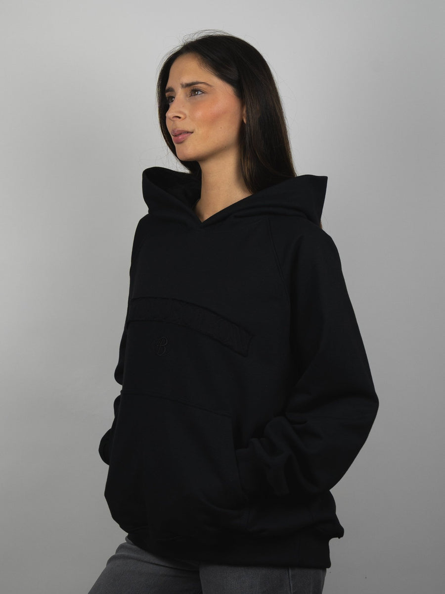 Hoodie Essential negro - BO COLLECTION ®