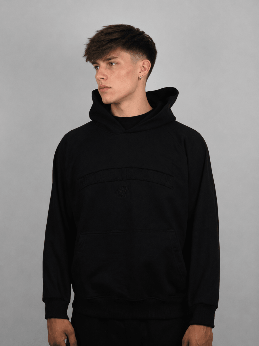 Hoodie essential negro - BO COLLECTION ®