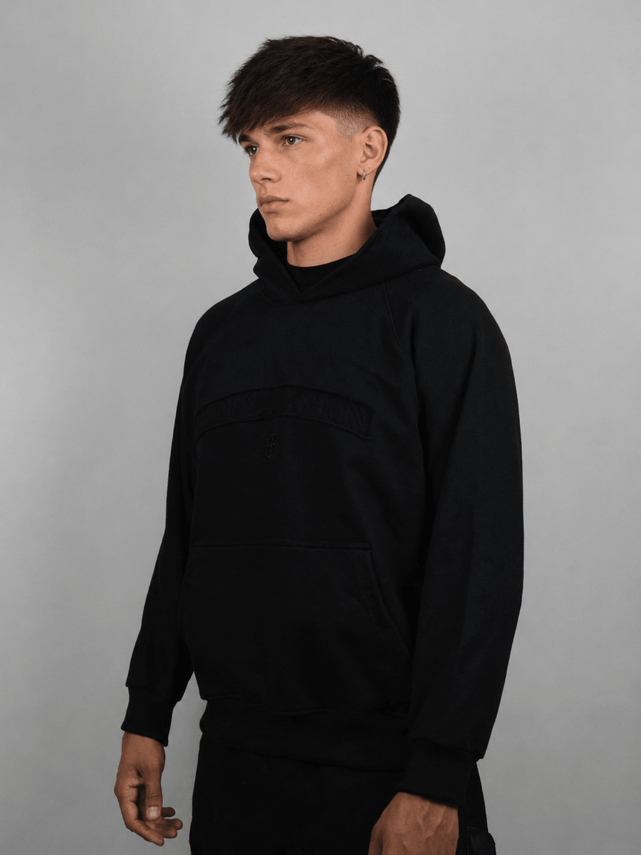 Hoodie essential negro - BO COLLECTION ®