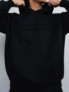 Hoodie essential negro - BO COLLECTION ®