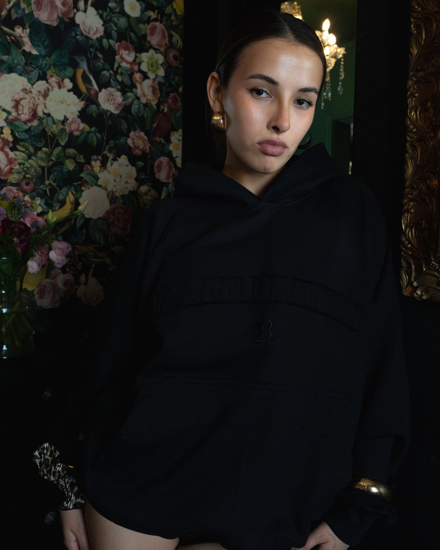 Hoodie Essential negro - BO COLLECTION ®