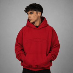Hoodie essential red - BO COLLECTION ®