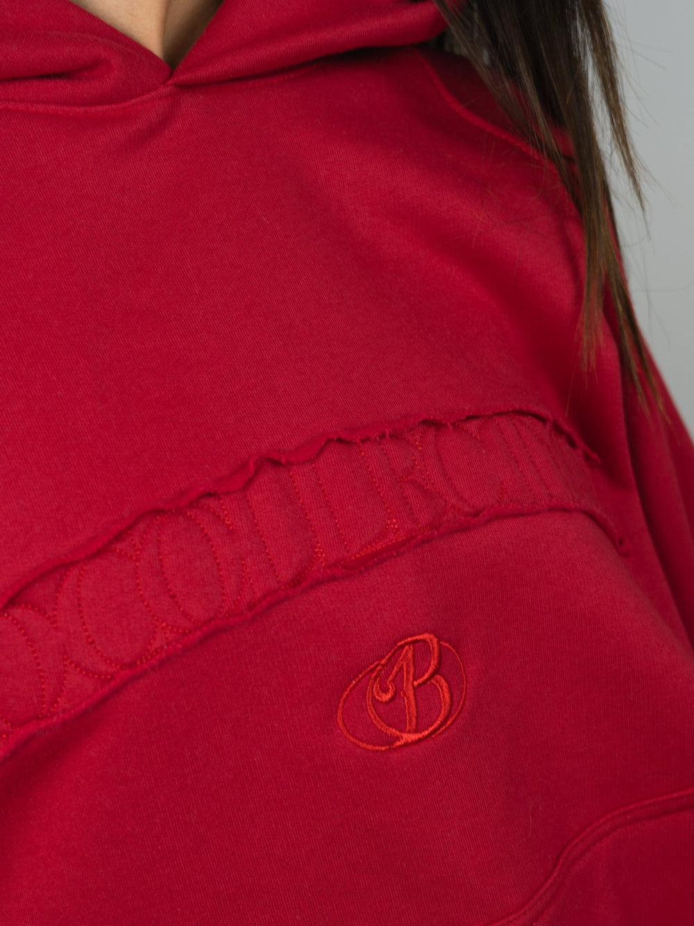 Hoodie Essential rojo italiano - BO COLLECTION ®