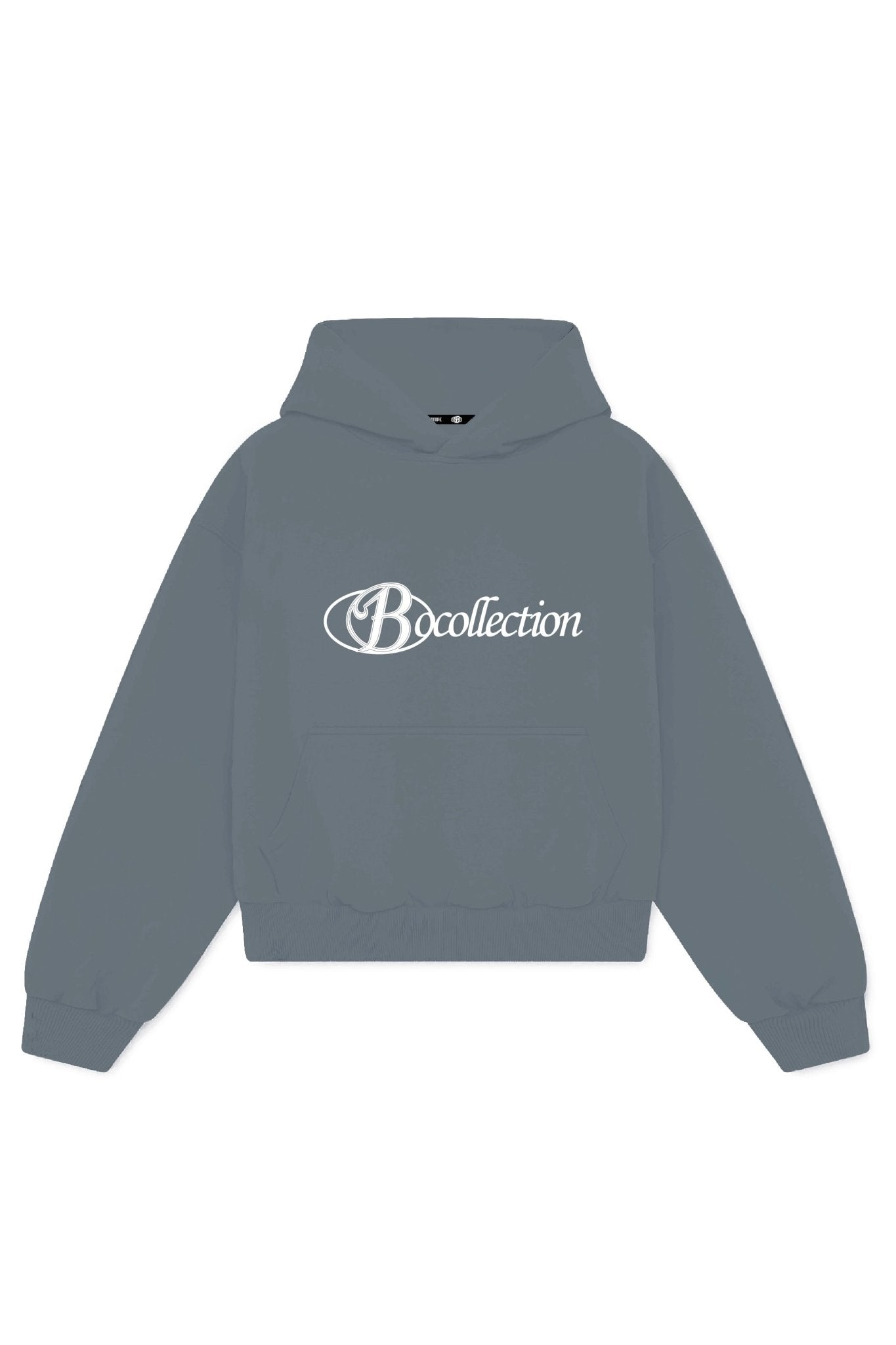 Hoodie grey big logo 3D - BO COLLECTION ®