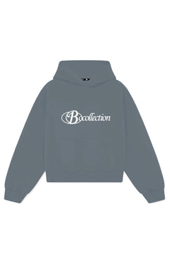 Hoodie grey big logo 3D - BO COLLECTION ®