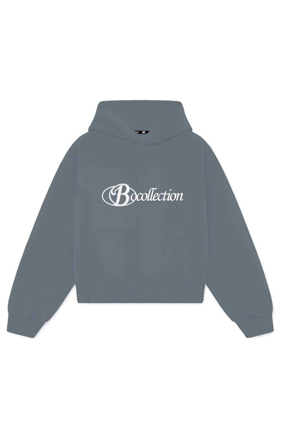 Hoodie grey big logo 3D - BO COLLECTION ®