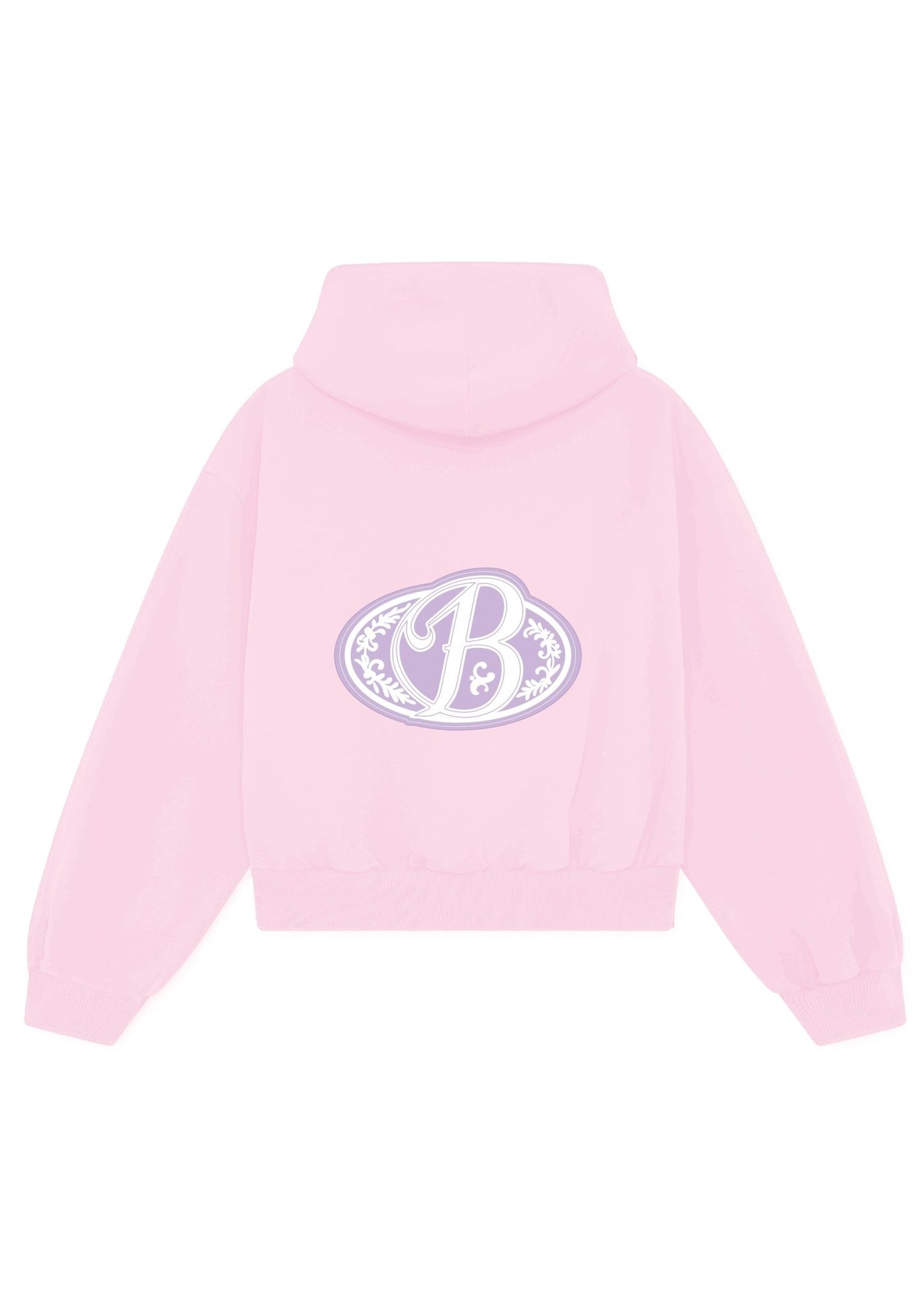 Hoodie pink big logo 3D special edition - BO COLLECTION ®