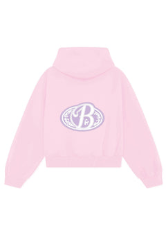 Hoodie pink big logo 3D special edition - BO COLLECTION ®