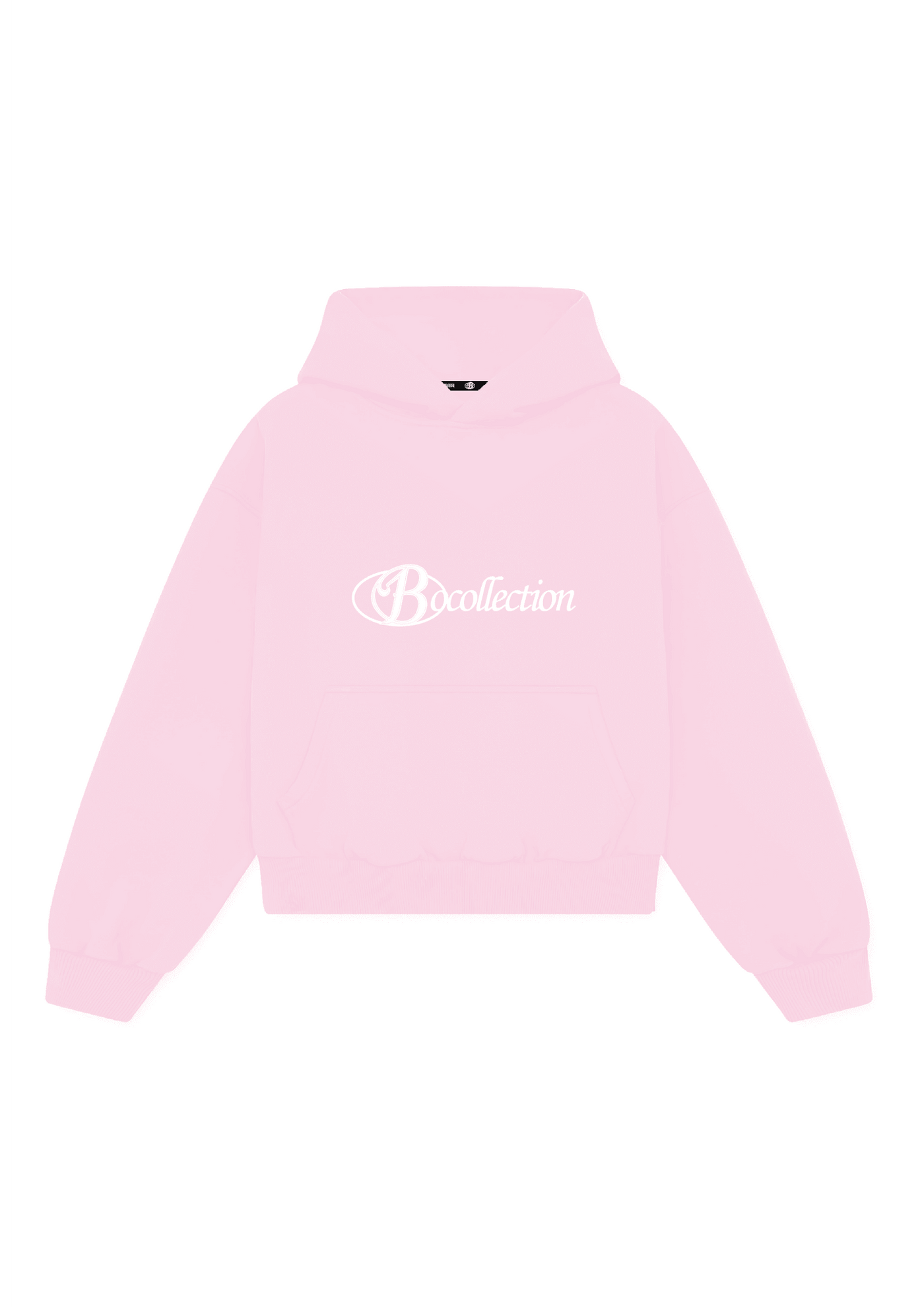 Hoodie pink big logo 3D special edition - BO COLLECTION ®