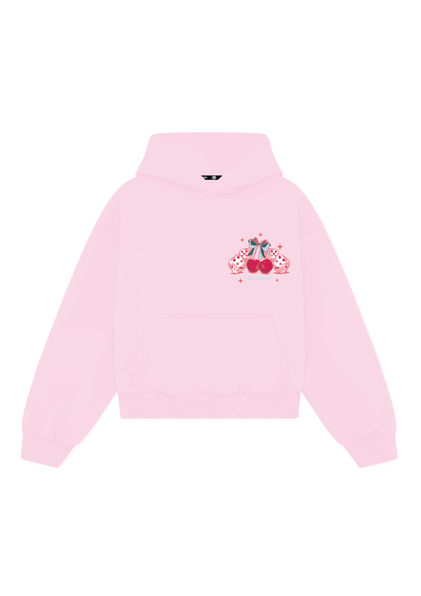 Hoodie pink Bo Lucky girls - BO COLLECTION ®