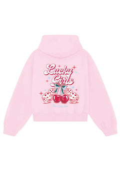 Hoodie pink Bo Lucky girls - BO COLLECTION ®