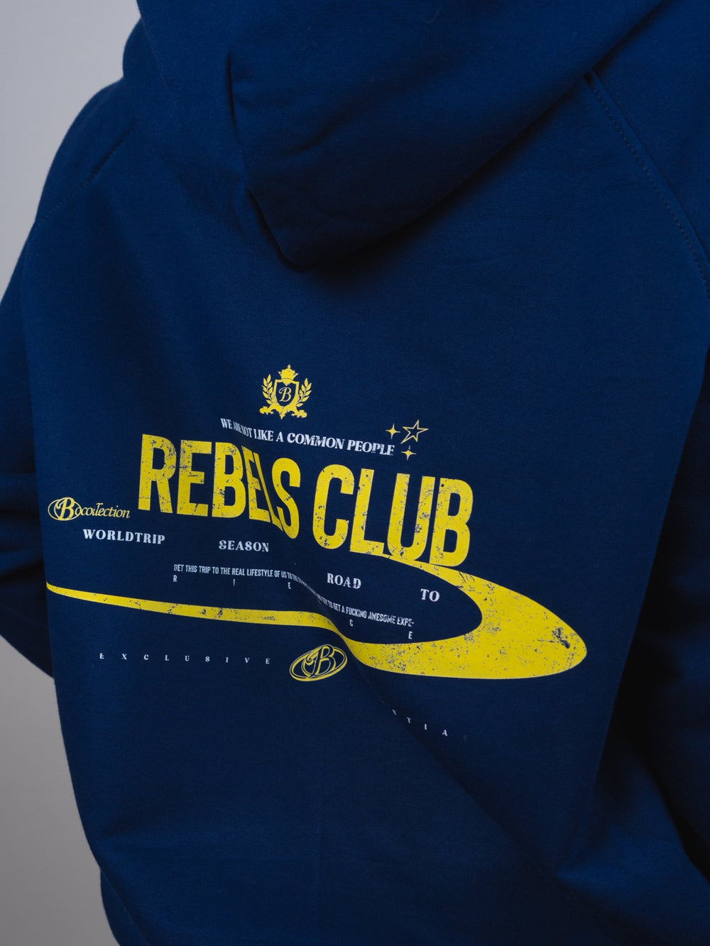 Hoodie Rebels club azul Francia - BO COLLECTION ®