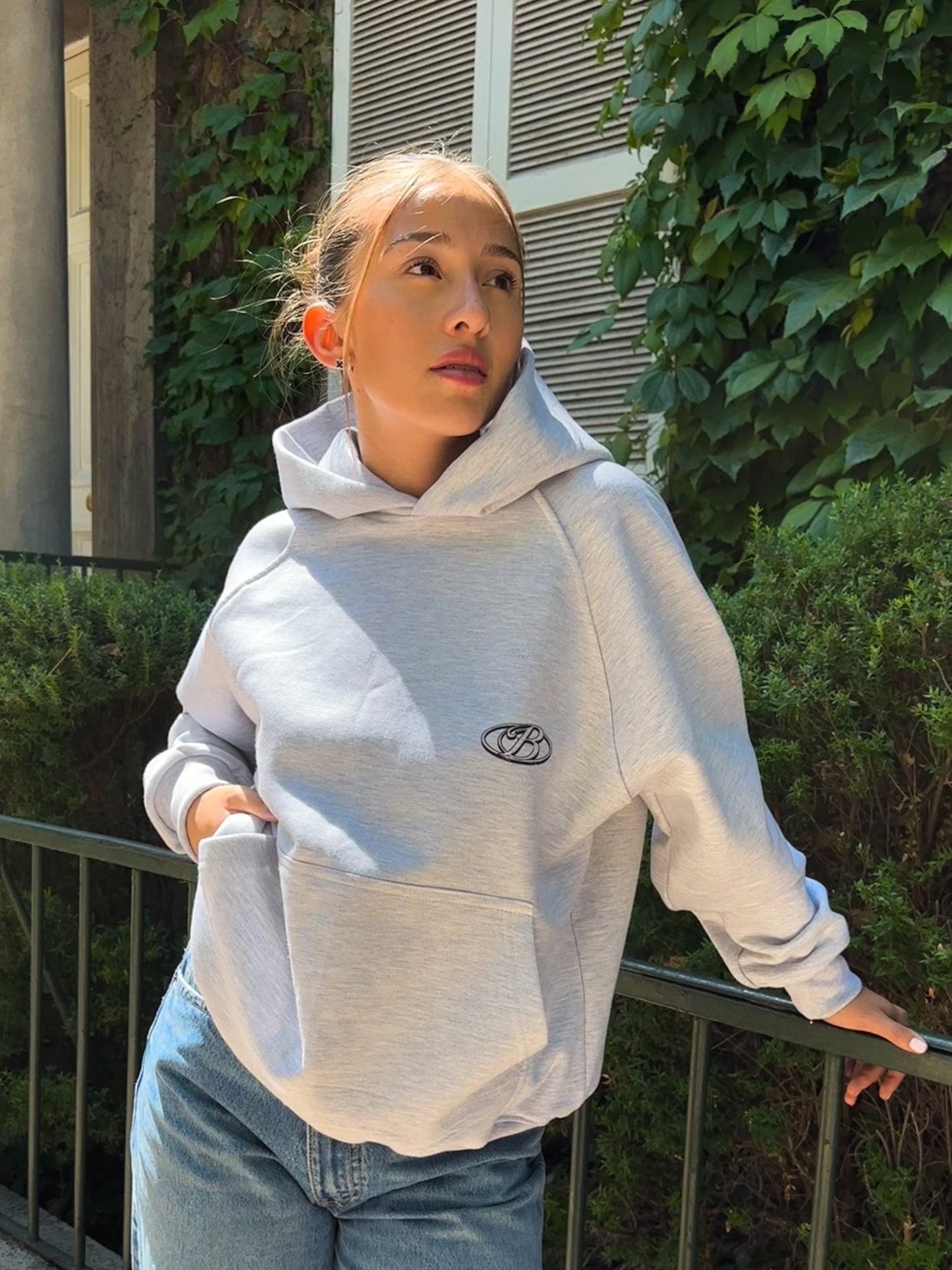Hoodie Rebels club gris - BO COLLECTION ®