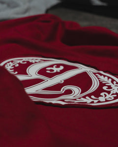 Hoodie red big logo 3D - BO COLLECTION ®