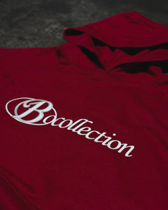 Hoodie red big logo 3D - BO COLLECTION ®
