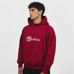 Hoodie red big logo 3D - BO COLLECTION ®