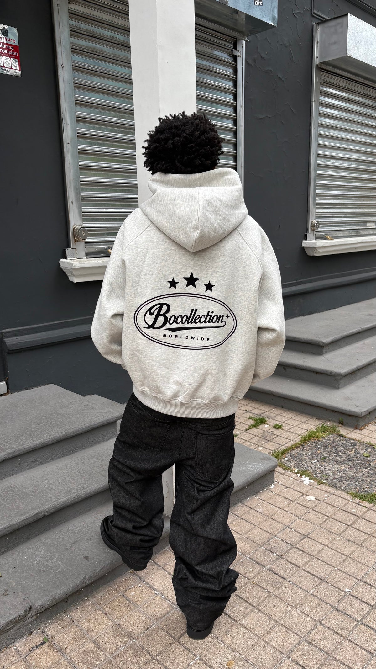 ELITE WORLDWIDE GREY HOODIE
