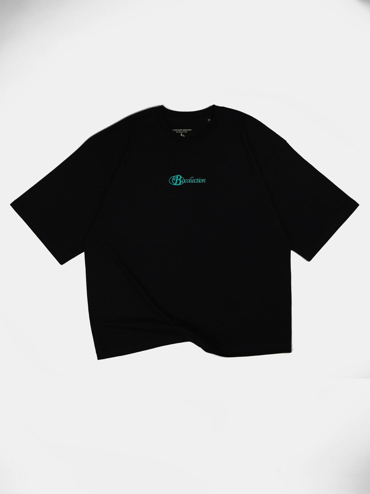 Polera negra logo 3D worldtrip - BO COLLECTION ®