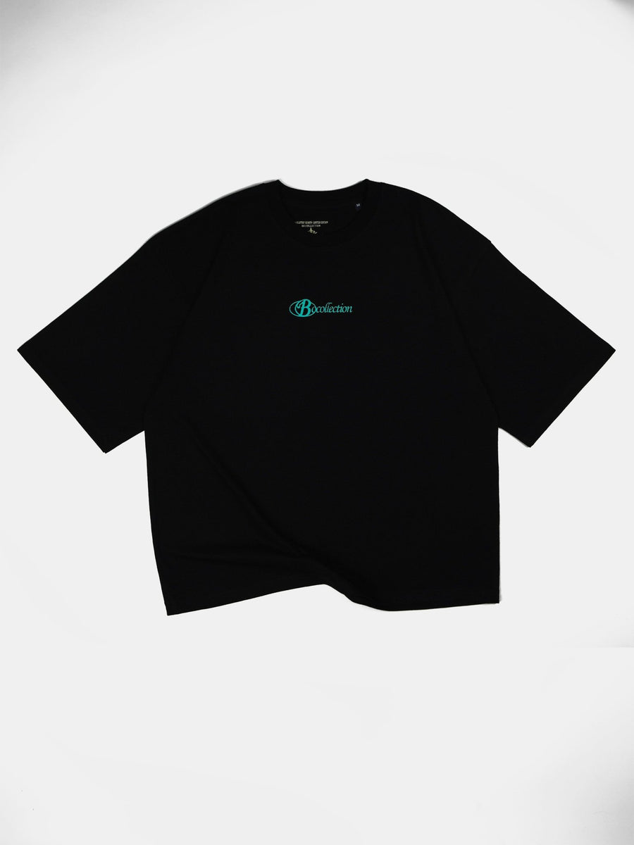 Polera negra logo 3D worldtrip - BO COLLECTION ®