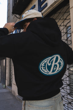 PREVENTA - Hoodie black big logo 3D special edition - BO COLLECTION ®