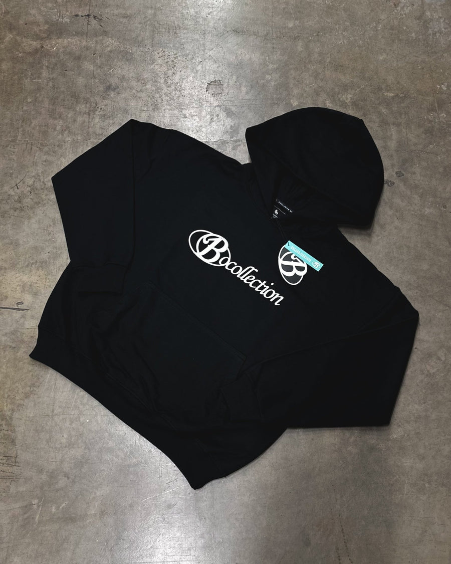 PREVENTA - Hoodie black big logo 3D special edition - BO COLLECTION ®