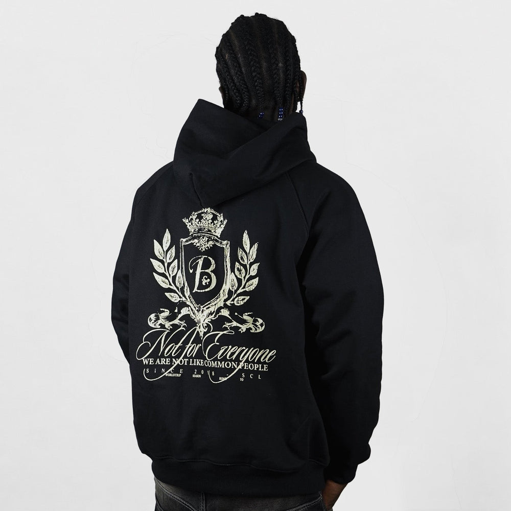 PREVENTA - Hoodie escudo Bo worldtrip black - BO COLLECTION ®