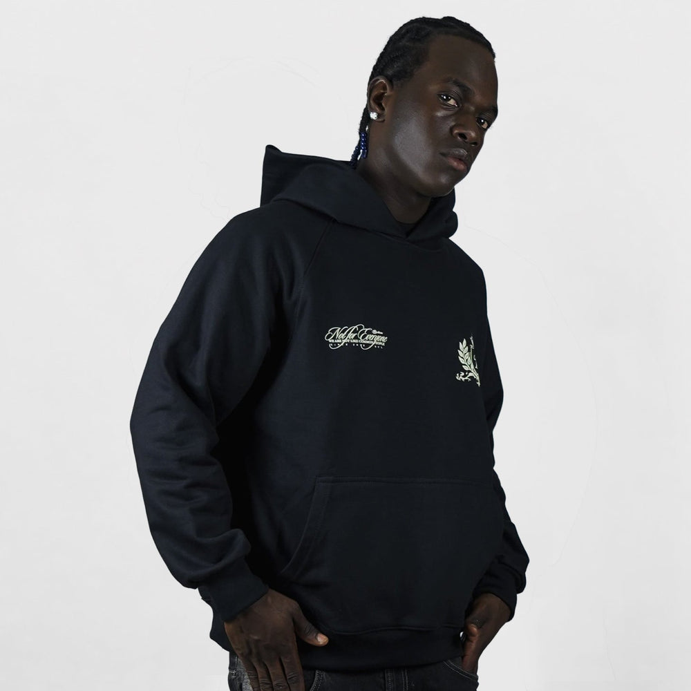 PREVENTA - Hoodie escudo Bo worldtrip black - BO COLLECTION ®