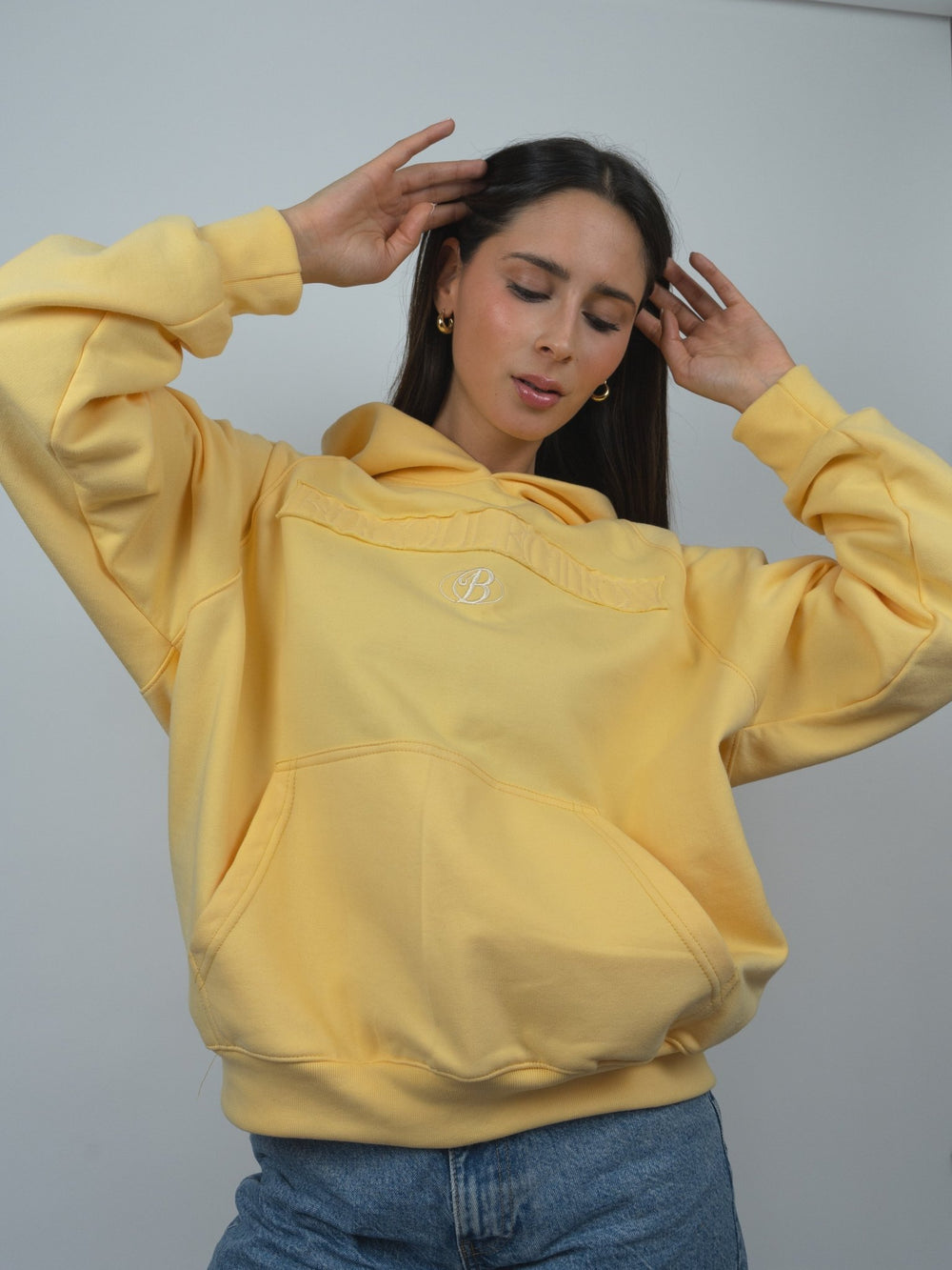 PREVENTA - Hoodie Essential amarillo - BO COLLECTION ®
