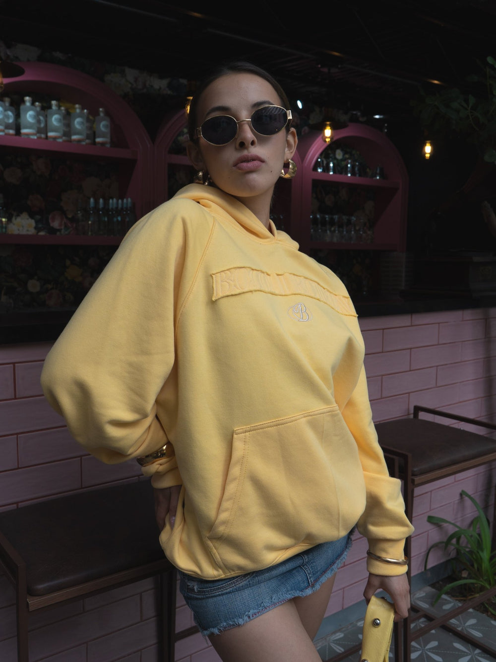 PREVENTA - Hoodie Essential amarillo - BO COLLECTION ®