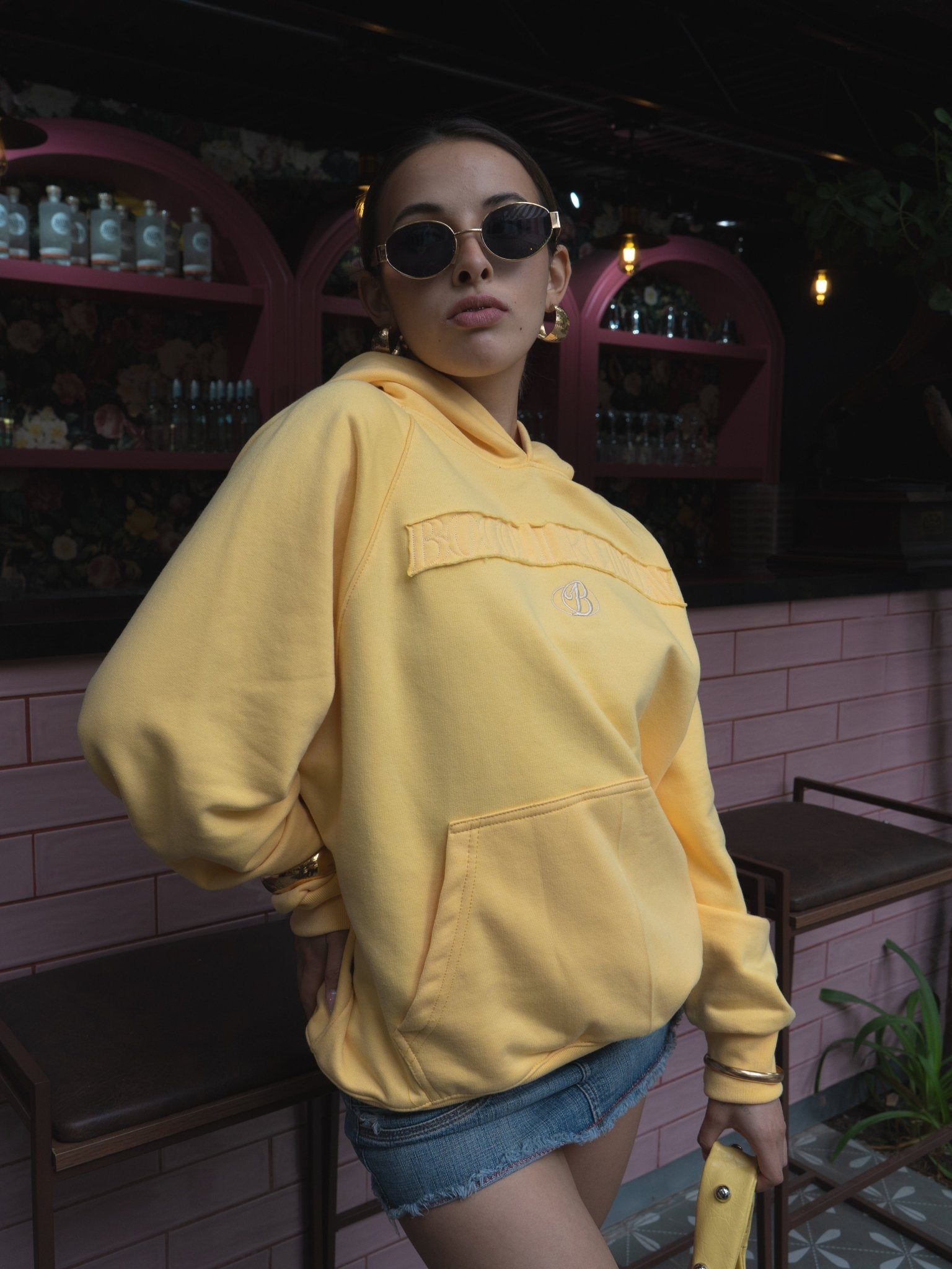 PREVENTA - Hoodie Essential amarillo - BO COLLECTION ®