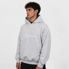 PREVENTA - Hoodie soft grey big logo 3D - BO COLLECTION ®