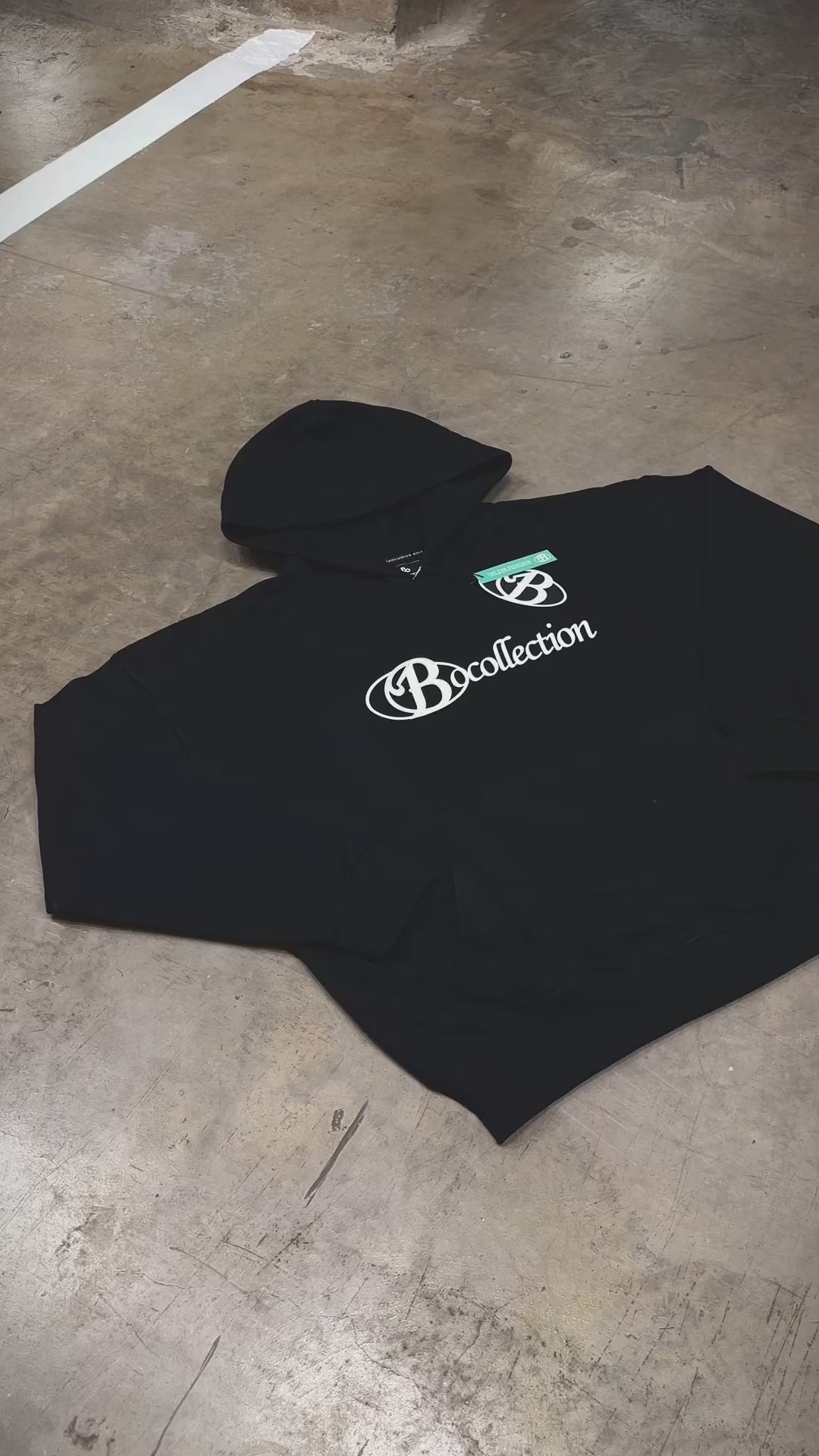 Hoodie black big logo 3D special edition